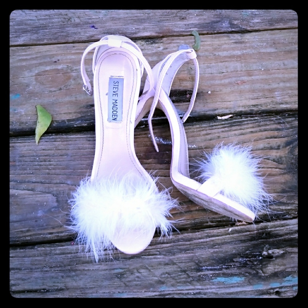 Good condition gently used powder pink heels